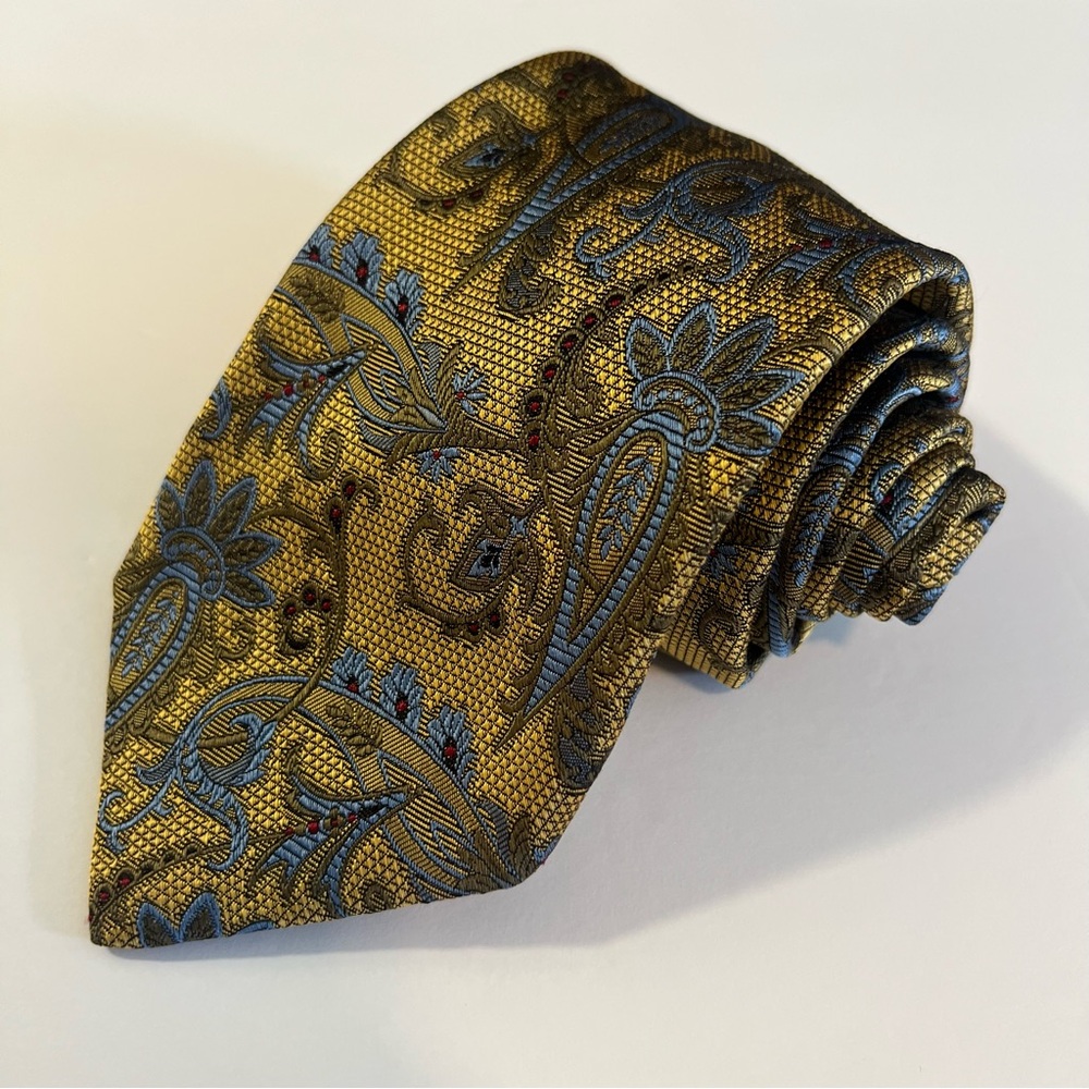 Robert Talbott, Best of Class,‎ Hand Sewn, Silk, Made in USA, Paisley Tie